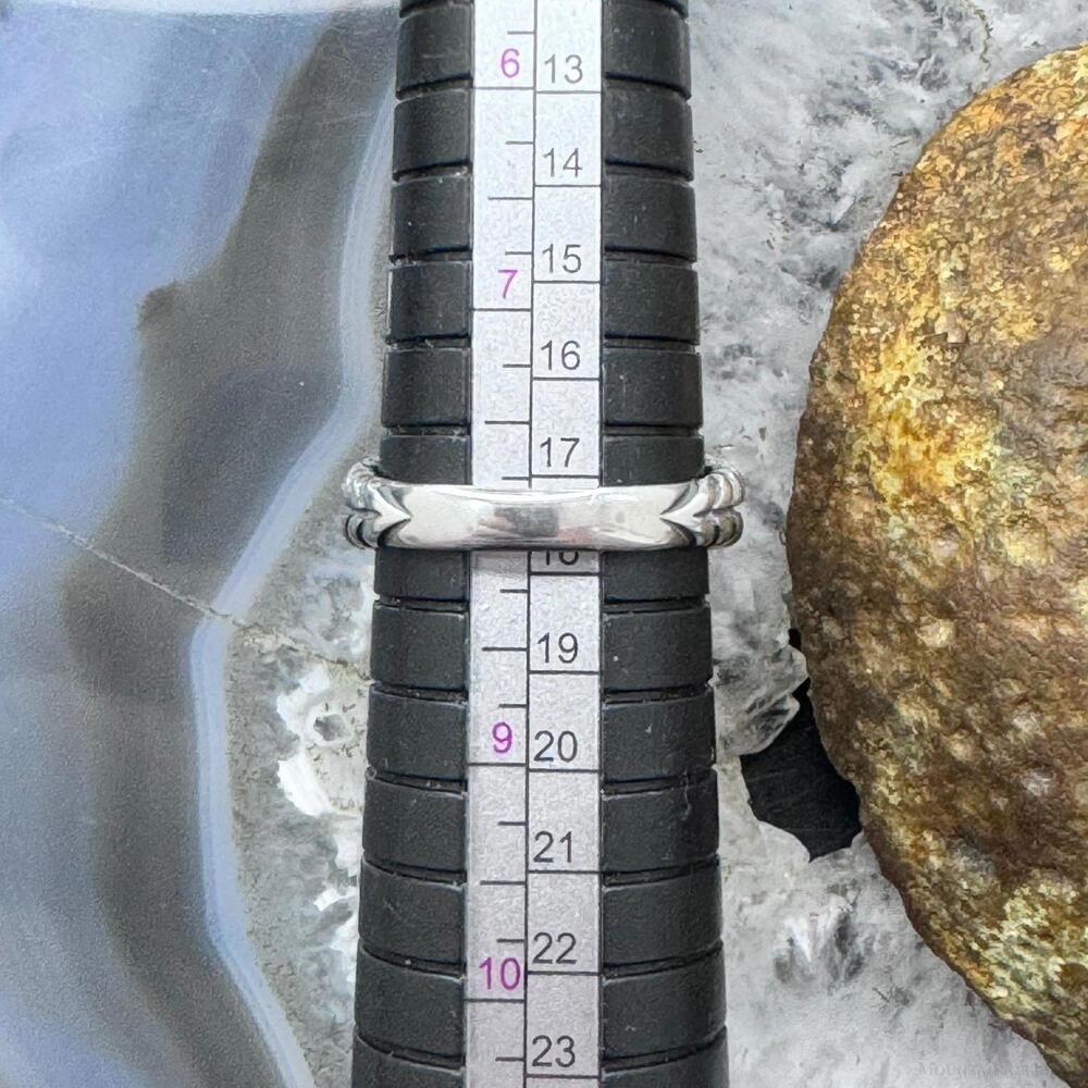 Carolyn Pollack Sterling Silver 3 Oval Red Jasper Decorated Ring For Women - Picture 10 of 10